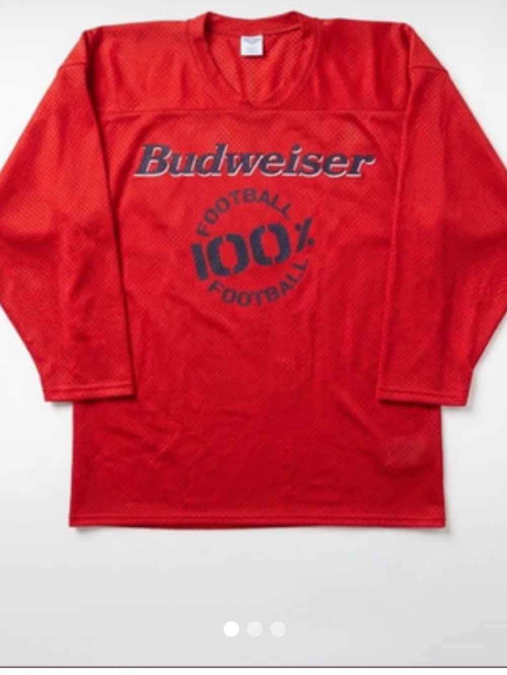 Budweiser Kids Red Logo Jersey Top